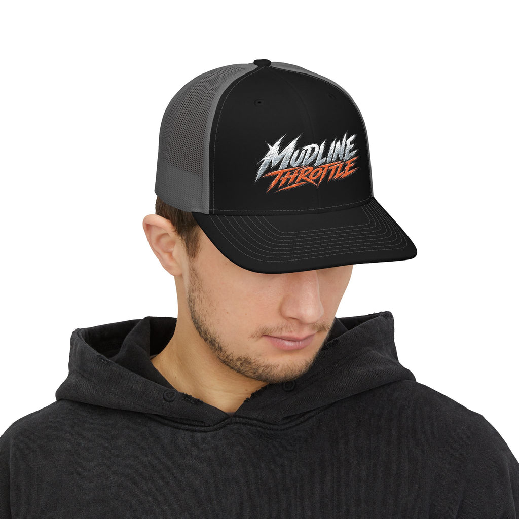 Trucker Cap — Mudline Throttle Retro Racing Snapback