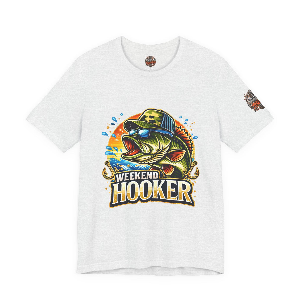Weekend Hooker Fishing Tee — Bass Graphic Shirt
