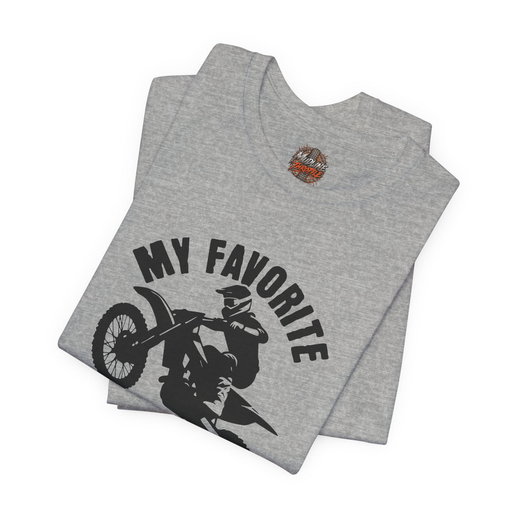 Mud Biker Tee — "My Favorite Color Is Mud" Dirt Bike T‑Shirt