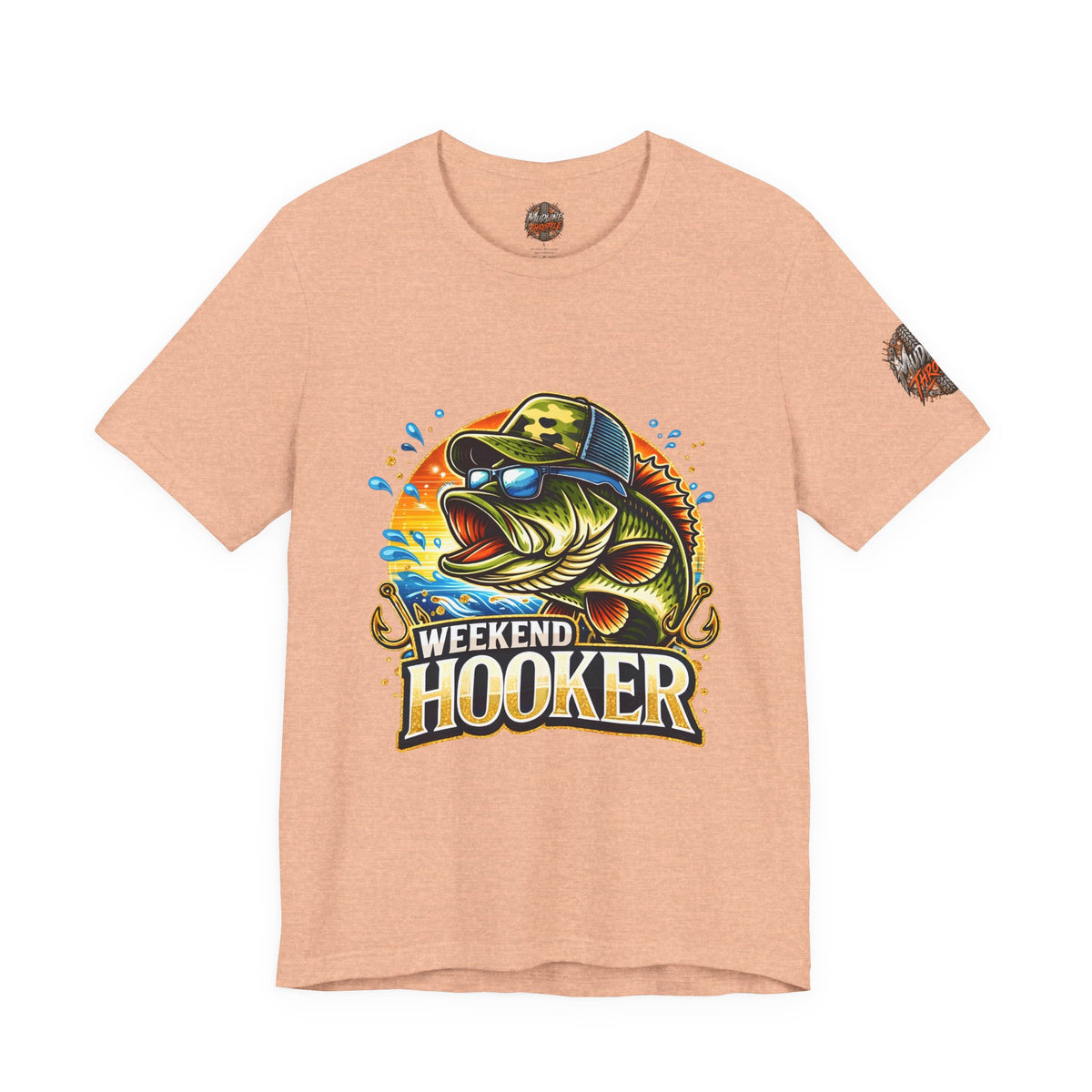 Weekend Hooker Fishing Tee — Bass Graphic Shirt