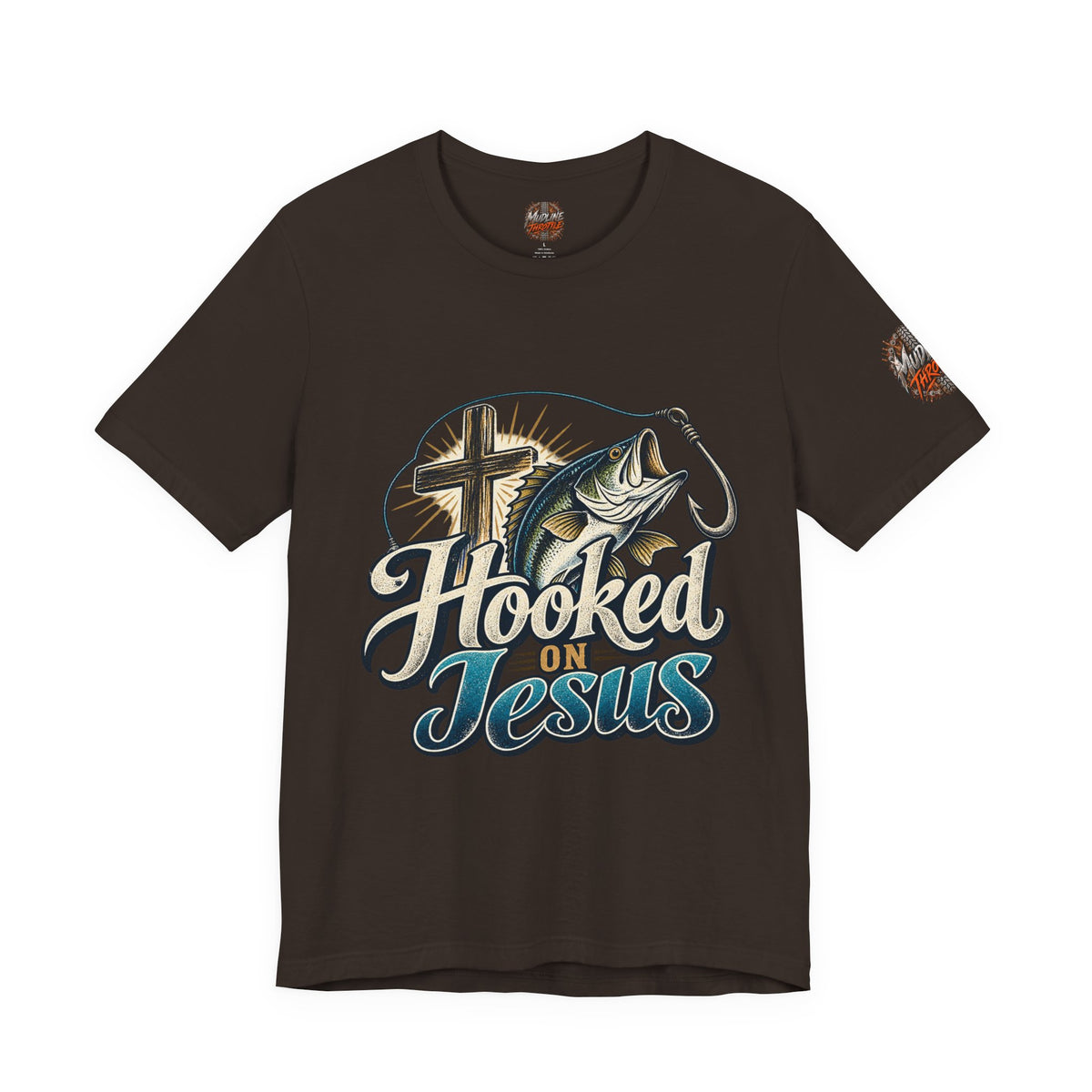 Hooked on Jesus Christian Fishing T-Shirt