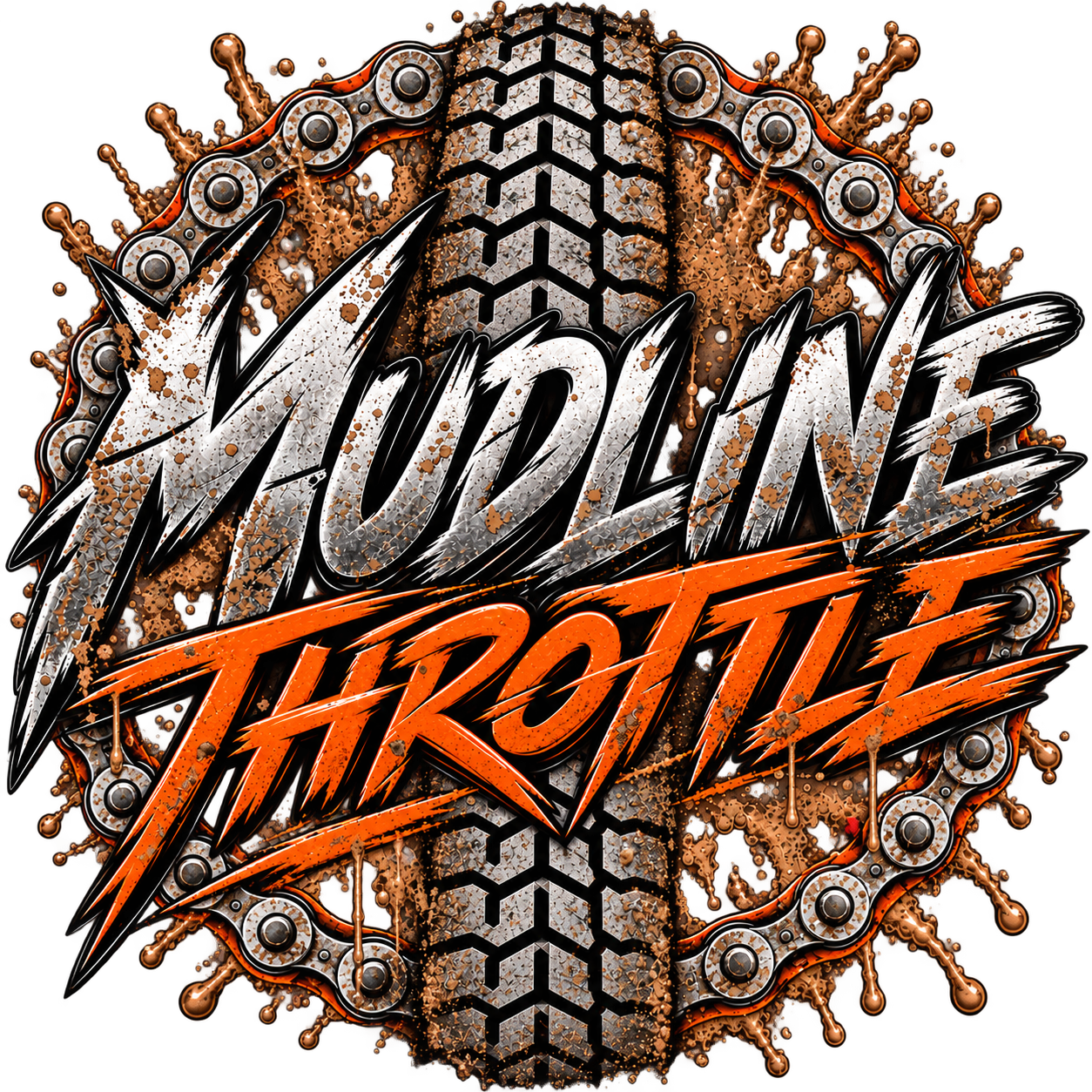 Spaghetti Tank - 'Midline Throttle' Bold Graphic Crop Top – Mudline ...